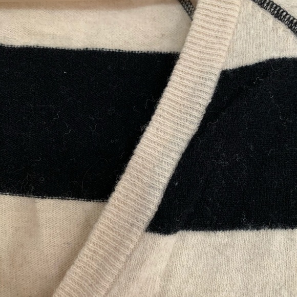 Striped wool cardigan - Picture 2 of 2